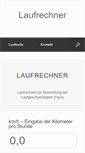 Mobile Screenshot of laufrechner.net